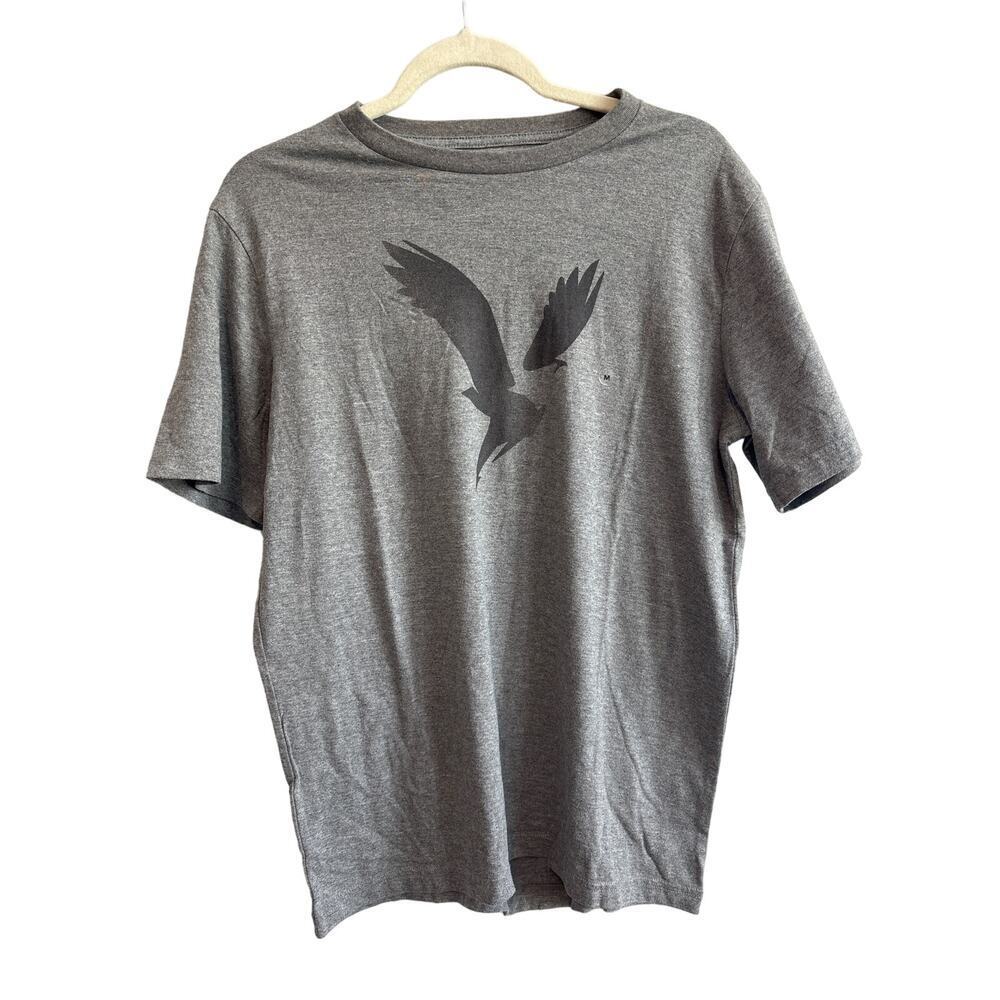 NWT American Eagle Logo T-Shirt Gray Size Medium